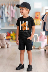 ŞORT TİŞÖRT TAKIMI | TEDY BEAR HI | %100 PAMUK PREMIUM KALİTE (S022)