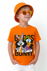 BUGS BUNNY VE DAFY DUCK | %100 PAMUK PREMIUM KALİTE ÇOCUK TİŞÖRTÜ (C110)