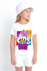 DAISY DUCK | %100 PAMUK PREMIUM KALİTE ÇOCUK TİŞÖRTÜ (C127)