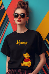 HONEY WINNIE | %100 PAMUK HEAVY COTTON PREMIUM KALİTE T-SHIRT (Y049)