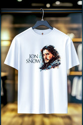 JON SNOW - GAME OF THRONES | %100 PAMUK HEAVY COTTON PREMIUM KALİTE T-SHIRT (Y306)