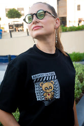 BROKEN CULTURE | SIRT BASKILI %100 PAMUK PREMIUM KALİTE T-SHIRT (Y320)
