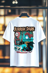 JURASSIC PARK THE LOST WORLD | SIRT BASKILI %100 PAMUK HEAVY COTTON PREMIUM KALİTE T-SHIRT (Y328)