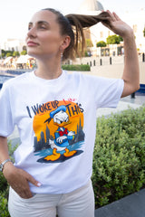 SLEEPY DUCK | %100 PAMUK HEAVY COTTON PREMIUM KALİTE T-SHIRT (Y332)