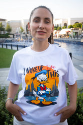 SLEEPY DUCK | %100 PAMUK HEAVY COTTON PREMIUM KALİTE T-SHIRT (Y332)