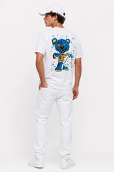 CHEERFUL CLOWN | SIRT BASKILI %100 PAMUK HEAVY COTTON PREMIUM KALİTE T-SHIRT (Y337)