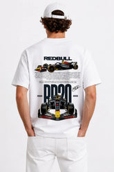 REDBULL RACING | SIRT BASKILI %100 PAMUK HEAVY COTTON PREMIUM KALİTE T-SHIRT (Y339)