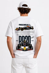 REDBULL RACING | SIRT BASKILI %100 PAMUK HEAVY COTTON PREMIUM KALİTE T-SHIRT (Y339)