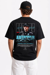 KIMI ANTONELLI MERCEDES | %100 PAMUK SIRT BASKILI HEAVY COTTON PREMIUM KALİTE T-SHIRT (Y359)