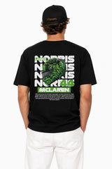 LANDO NORRIS MCLAREN | %100 PAMUK SIRT BASKILI HEAVY COTTON PREMIUM KALİTE T-SHIRT (Y360)