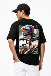 MAX VERSTAPPEN REDBULL RACING | %100 PAMUK SIRT BASKILI HEAVY COTTON PREMIUM KALİTE T-SHIRT (Y363)