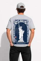 NEW YORK | %100 PAMUK HEAVY COTTON PREMIUM KALİTE T-SHIRT (Y504)