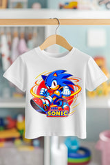 KİRPİ SONİC SEGA | %100 PAMUK PREMIUM KALİTE ÇOCUK TİŞÖRTÜ (C117)