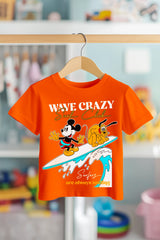 MICKEY SURF CLUP | %100 PAMUK PREMIUM KALİTE ÇOCUK TİŞÖRTÜ (C125)