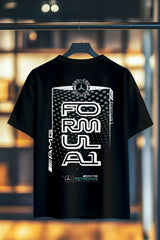 MERCEDES F1 TEAM | %100 PAMUK SIRT BASKILI HEAVY COTTON PREMIUM KALİTE T-SHIRT (Y344)
