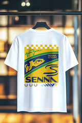 SENNA BRAZIL EDITION | %100 PAMUK SIRT BASKILI HEAVY COTTON PREMIUM KALİTE T-SHIRT (Y352)