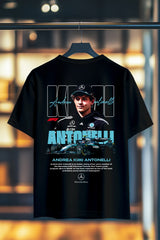 KIMI ANTONELLI MERCEDES | %100 PAMUK SIRT BASKILI HEAVY COTTON PREMIUM KALİTE T-SHIRT (Y359)