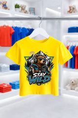 STAY WILD | %100 PAMUK PREMIUM KALİTE ÇOCUK TİŞÖRTÜ (C503)