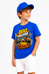 BIG MACHINE CREW | %100 PAMUK PREMIUM KALİTE ÇOCUK TİŞÖRTÜ (C512)