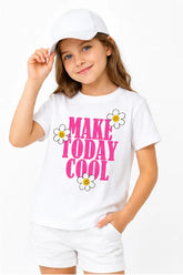 MAKE TODAY COOL | %100 PAMUK PREMIUM KALİTE ÇOCUK TİŞÖRTÜ (C517)