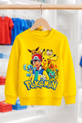 Ash ve Pikachu | Sweatshirt | Erkek Çocuk (CSW029)