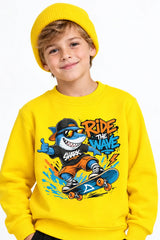 Ride The Wave | Sweatshirt | Erkek Çocuk (CSW514)