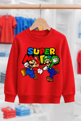 Super Mario | Sweatshirt | Kız Çocuk (CSW019)