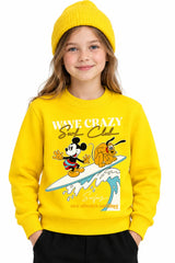 Mickey Surf Club | Sweatshirt | Kız Çocuk (CSW125)