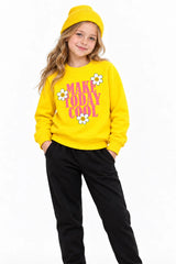 Make Today Cool | BL Sweatshirt | Kız Çocuk (CSW517)