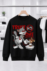 Tom Jerry Trust One | BL Sweatshirt | Kadın (YSW378)