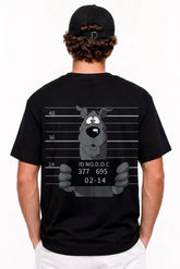SCOOBY PRISON BREAK | SIRT BASKILI %100 PAMUK HEAVY COTTON PREMIUM KALİTE T-SHIRT (Y324)