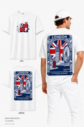 LONDON | %100 PAMUK HEAVY COTTON PREMIUM KALİTE T-SHIRT (Y503)