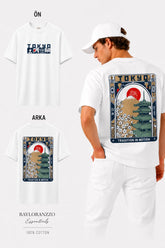 TOKYO | %100 PAMUK HEAVY COTTON PREMIUM KALİTE T-SHIRT (Y510)
