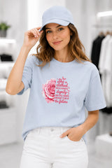 ROSE ART | %100 PAMUK HEAVY COTTON PREMIUM KALİTE T-SHIRT (Y514)