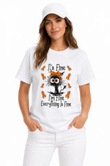 EVERYTHING IS FINE | %100 PAMUK HEAVY COTTON PREMIUM KALİTE T-SHIRT (Y515)