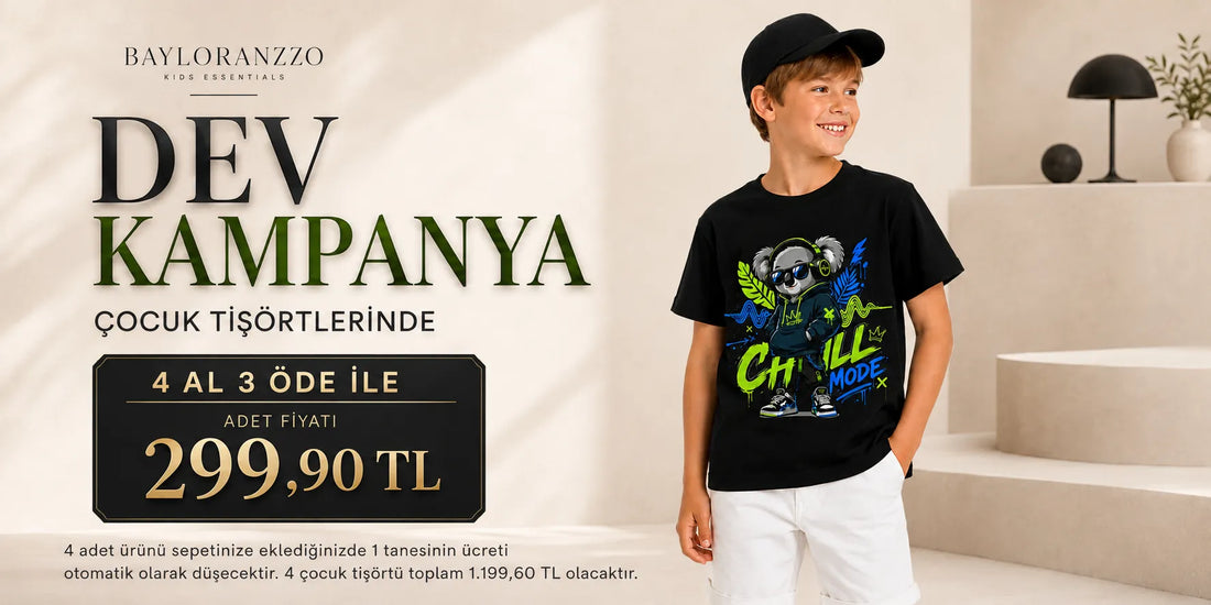 BAYLORANZZO Erkek Çocuk Tişört