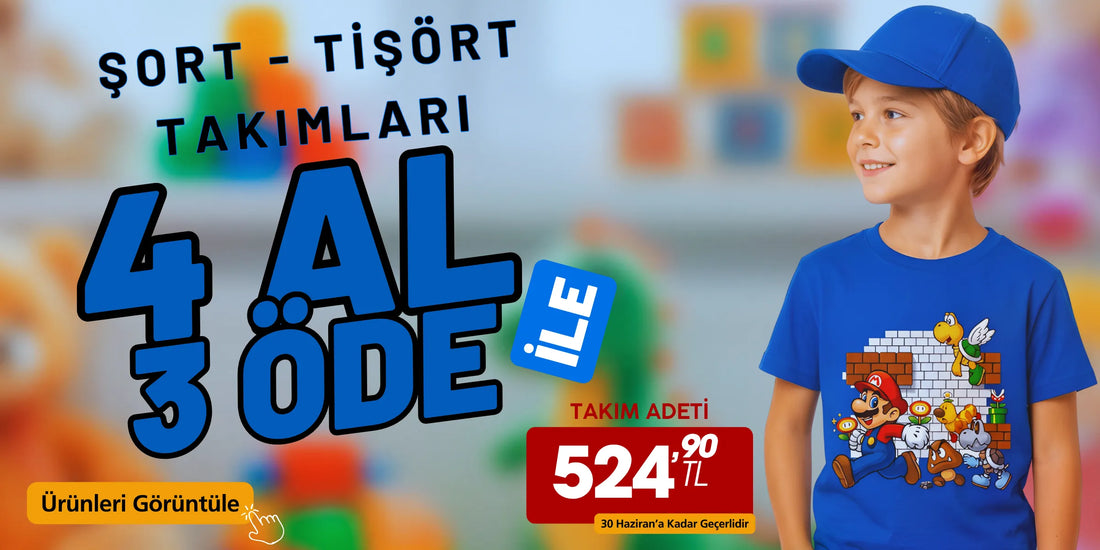 Çocuk Şort Tişört Takımları