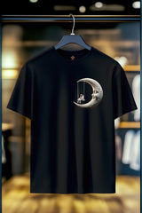 SWING ON THE MOON | %100 PAMUK HEAVY COTTON PREMIUM KALİTE T-SHIRT (Y066)