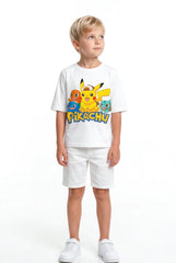 PIKACHU CHARMENDER | %100 PAMUK PREMIUM KALİTE ÇOCUK TİŞÖRTÜ (C108)