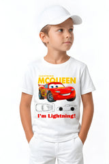 ŞİMŞEK MCQUEEN | %100 PAMUK PREMIUM KALİTE ÇOCUK TİŞÖRTÜ (C115)