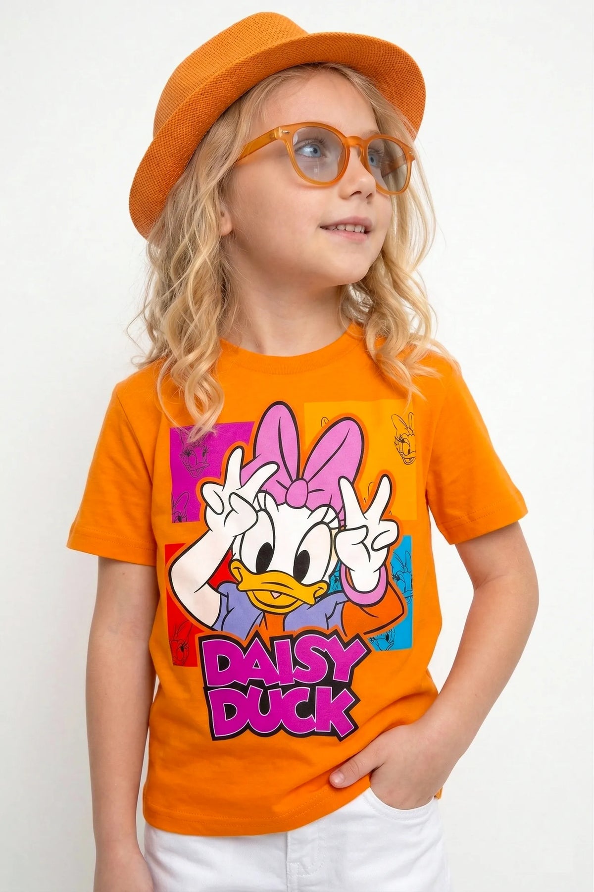 DAISY DUCK | %100 PAMUK PREMIUM KALİTE ÇOCUK TİŞÖRTÜ (C127)