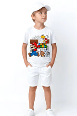 SUPER MARIO BRICKS | %100 PAMUK PREMIUM KALİTE ÇOCUK TİŞÖRTÜ (C130)