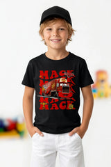 KIRMIZI TIR MACK | %100 PAMUK PREMIUM KALİTE ÇOCUK TİŞÖRTÜ (C140)