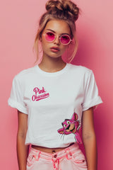 PINK OBSESSION | %100 PAMUK HEAVY COTTON PREMIUM KALİTE KADIN T-SHIRT (Y071)