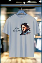 JON SNOW - GAME OF THRONES | %100 PAMUK HEAVY COTTON PREMIUM KALİTE T-SHIRT (Y306)