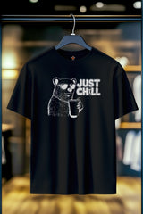 JUST CHILL | %100 PAMUK HEAVY COTTON PREMIUM KALİTE T-SHIRT (Y308)