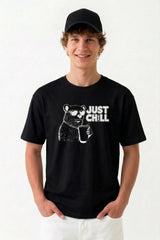 JUST CHILL | %100 PAMUK HEAVY COTTON PREMIUM KALİTE T-SHIRT (Y308)