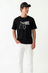 JUST CHILL | %100 PAMUK HEAVY COTTON PREMIUM KALİTE T-SHIRT (Y308)