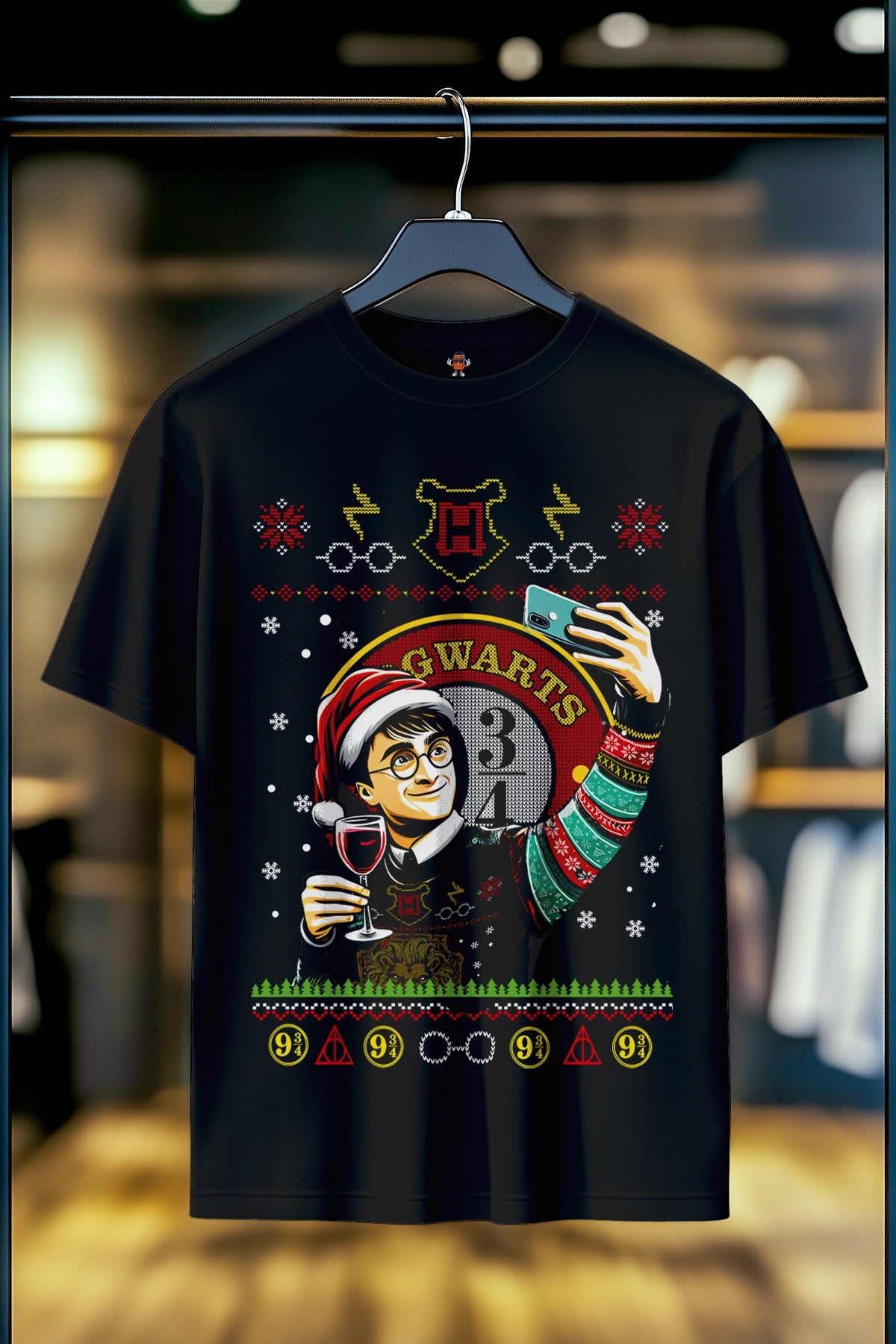 HARRY POTTER HOGWARTS | %100 PAMUK HEAVY COTTON PREMIUM KALİTE T-SHIRT (Y319)
