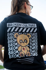 BROKEN CULTURE | SIRT BASKILI %100 PAMUK PREMIUM KALİTE T-SHIRT (Y320)